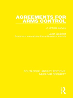 cover image of Agreements for Arms Control